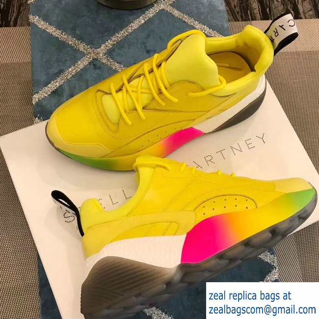 Stella McCartney Eclypse Sneakers Yellow Spring 2019 - Click Image to Close