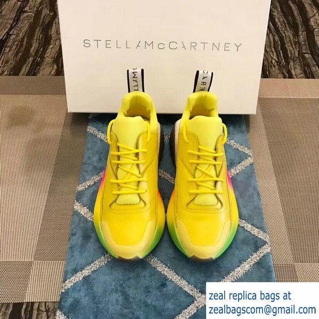 Stella McCartney Eclypse Sneakers Yellow Spring 2019 - Click Image to Close