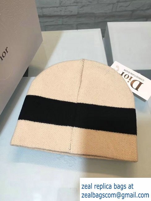dior j'adior woolen knitwear hat white - Click Image to Close