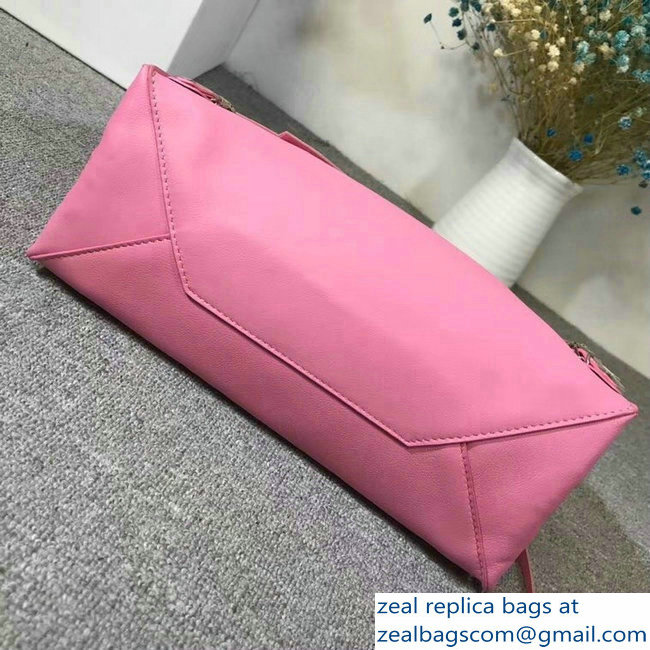 Balenciaga A6 Papier Zip Around Bag Pink