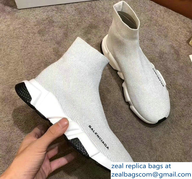 Balenciaga Knit Sock Speed Trainers Sneakers Line Creamy 2019