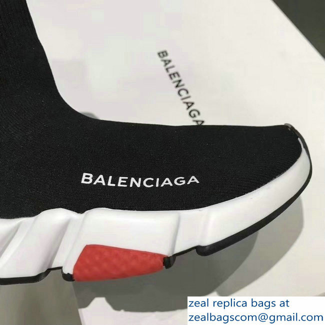 Balenciaga Knit Sock Speed Trainers Sneakers with tricolor sole