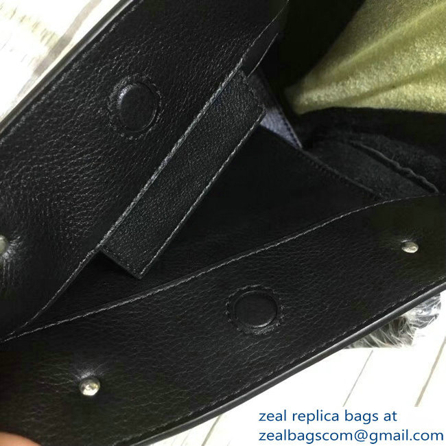 Balenciaga Mini A4 Papier Zip Around Bag Black/Yellow