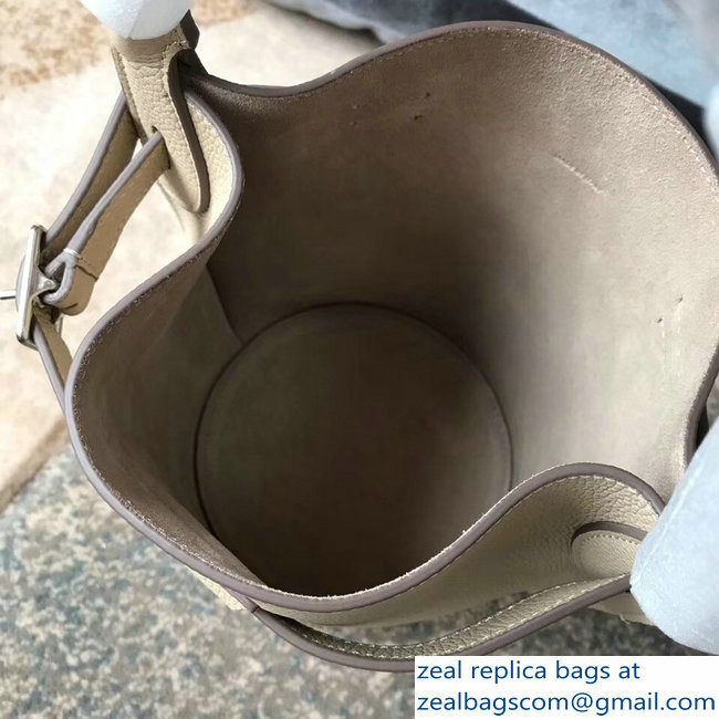 Celine Nano Big Bag Bucket Bag in Grained Calfskin 187243 Beige 2019