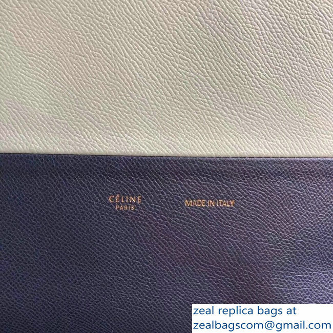 Celine Small Cabas Shopping Bag in Grained Calfskin 189813 Pale Green/Black 2019 - Click Image to Close