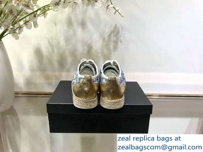 Chanel Tweed Lace-ups Espadrilles G34424 09 2019