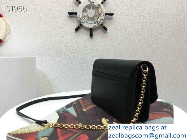 Chloe C Clutch with Chain Bag Black In Shiny and Suede Calfskin 2019 - Click Image to Close