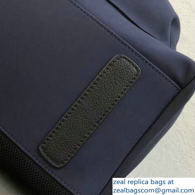 Dior Nylon Bee DIOR X KAWS Rider Backpack Bag Blue with Pink Logo 2019 - Click Image to Close