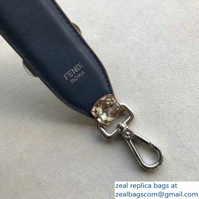 Fendi Leather Long Shoulder Strap You Flowerland Python
