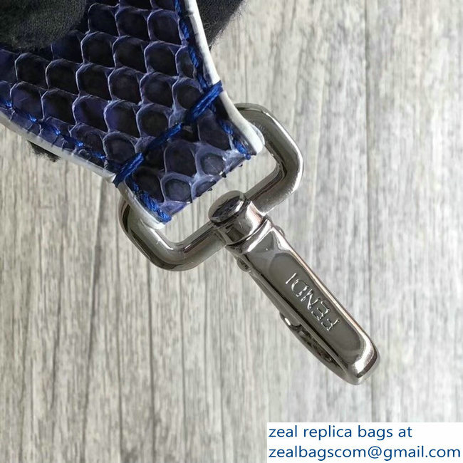 Fendi Leather Long Shoulder Strap You Karlito Python