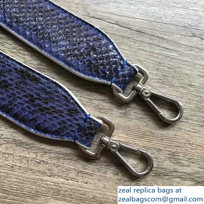 Fendi Leather Long Shoulder Strap You Karlito Python