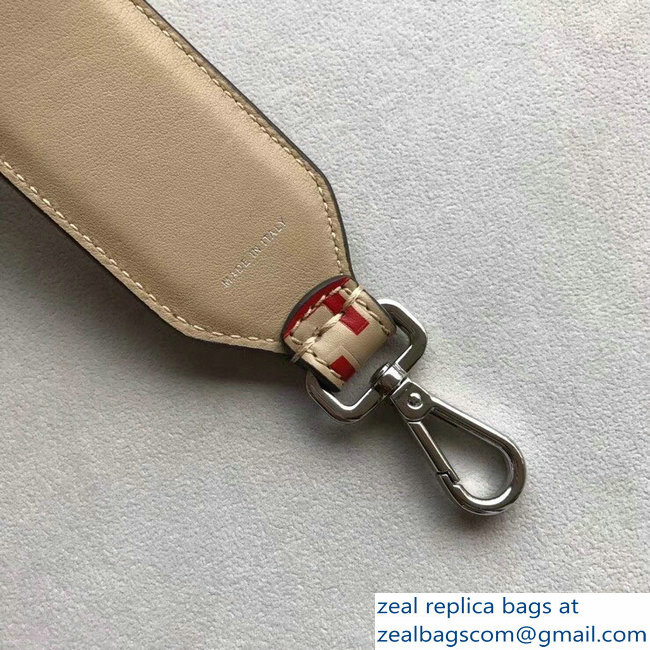 Fendi Leather Mini Short Shoulder Strap You FF Logo Red - Click Image to Close