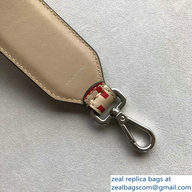 Fendi Leather Mini Short Shoulder Strap You FF Logo Red