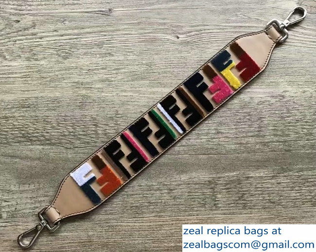 Fendi Leather Mini Short Shoulder Strap You Multicolor FF Logo