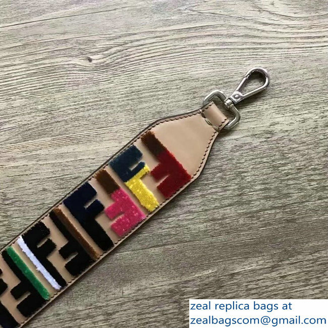 Fendi Leather Mini Short Shoulder Strap You Multicolor FF Logo