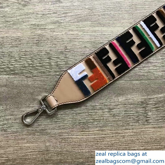 Fendi Leather Mini Short Shoulder Strap You Multicolor FF Logo