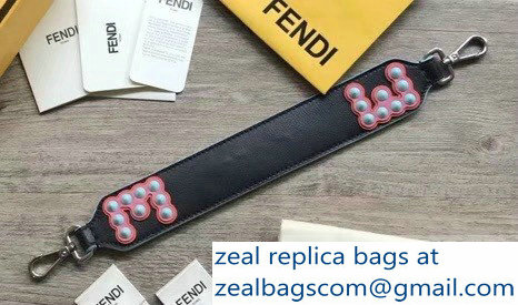 Fendi Leather Mini Short Shoulder Strap You Studded E