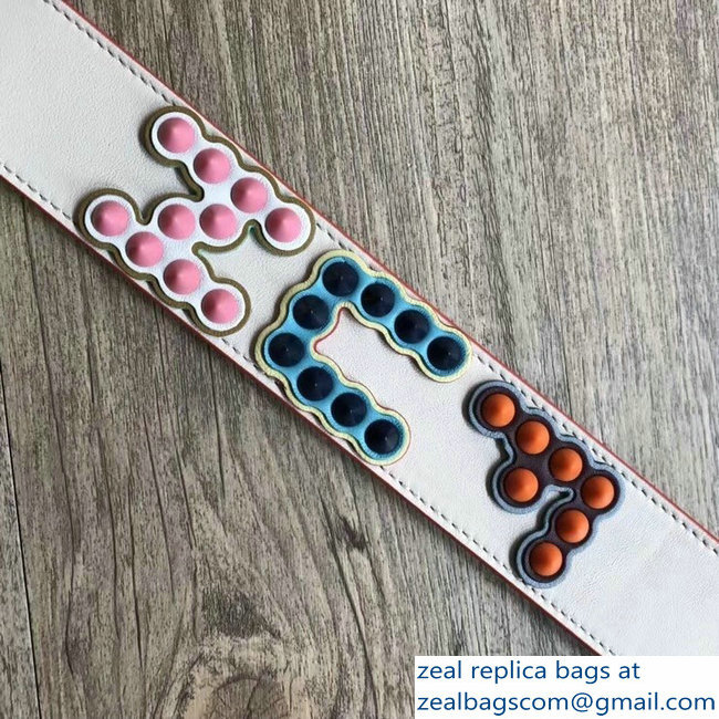 Fendi Leather Mini Short Shoulder Strap You Studded FUN