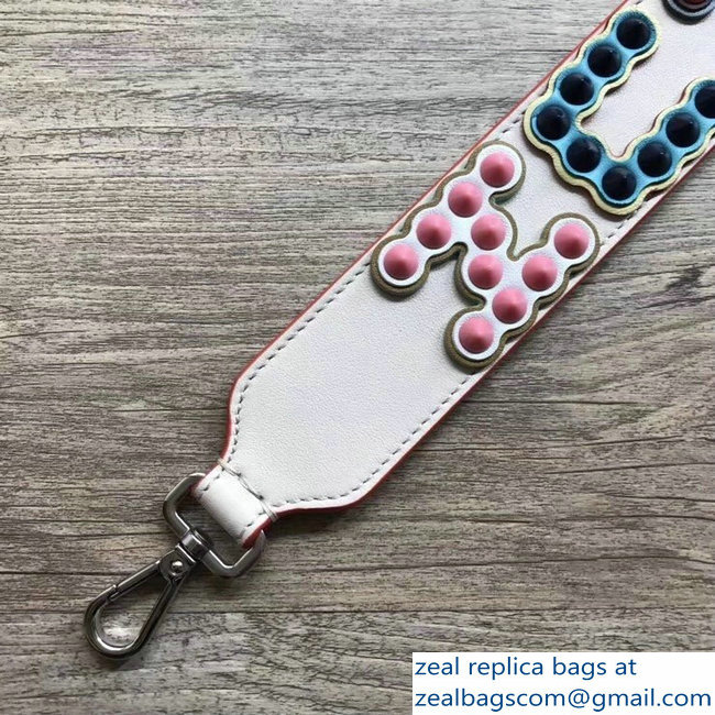 Fendi Leather Mini Short Shoulder Strap You Studded FUN