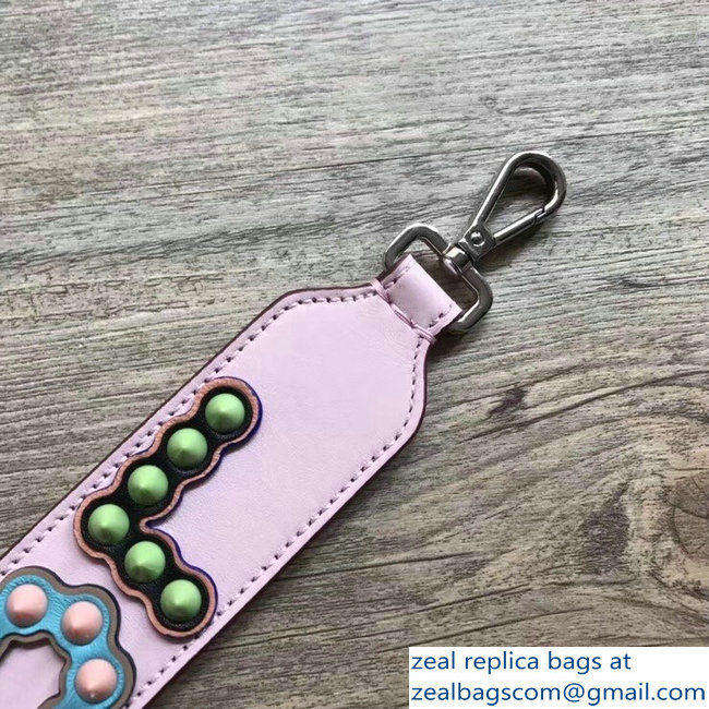Fendi Leather Mini Short Shoulder Strap You Studded LOVE