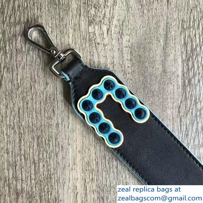 Fendi Leather Mini Short Shoulder Strap You Studded U