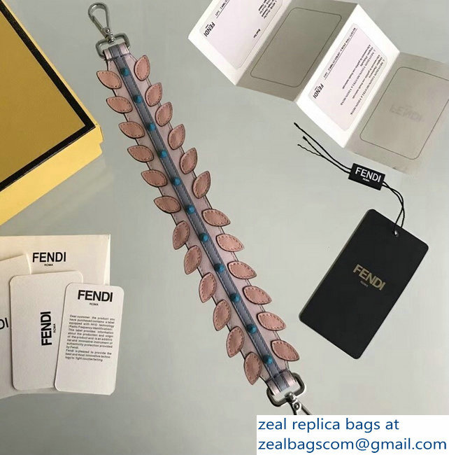 Fendi Leather Mini Short Shoulder Strap You Studs Leaf