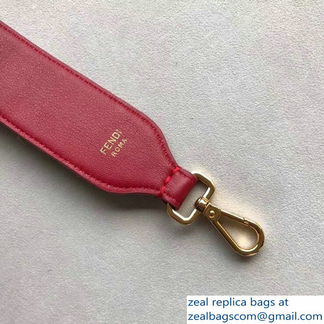 Fendi Mini Short Shoulder Strap You Velvet FF Logo Brown