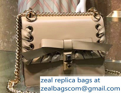 Fendi Mini/Small Kan I Bag Threading and Bows Beige 2019