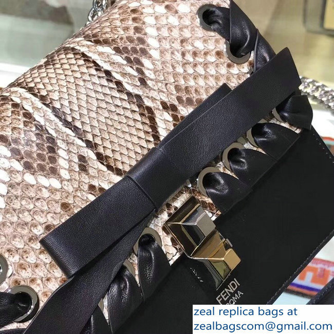 Fendi Mini/Small Kan I Bag Threading and Bows Python 2019