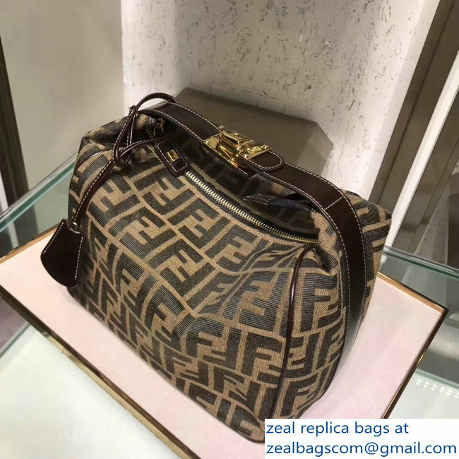 Fendi Zucca Vintage Boston Bag