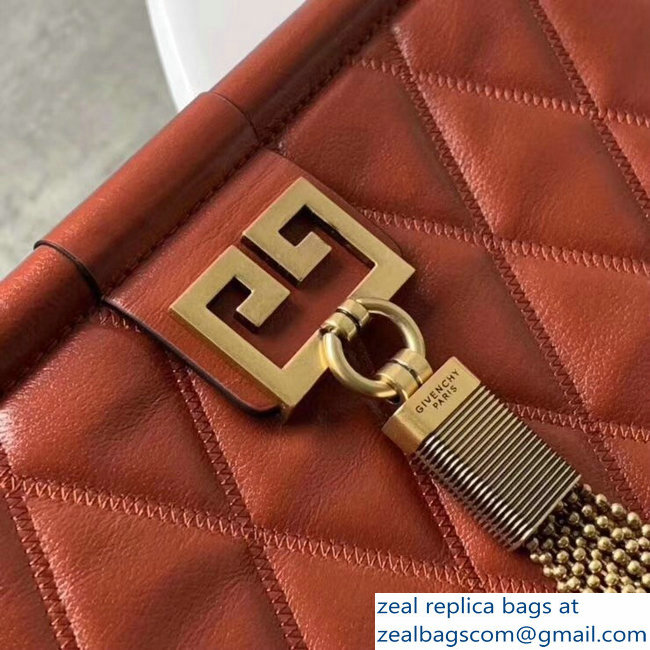 Givenchy Quilted Logo Chain Clutch Bag Red 2019 - Click Image to Close