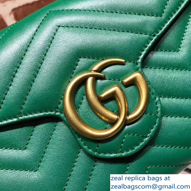 Gucci GG Marmont Matelasse Chevron Mini Bag 474575 green 2017