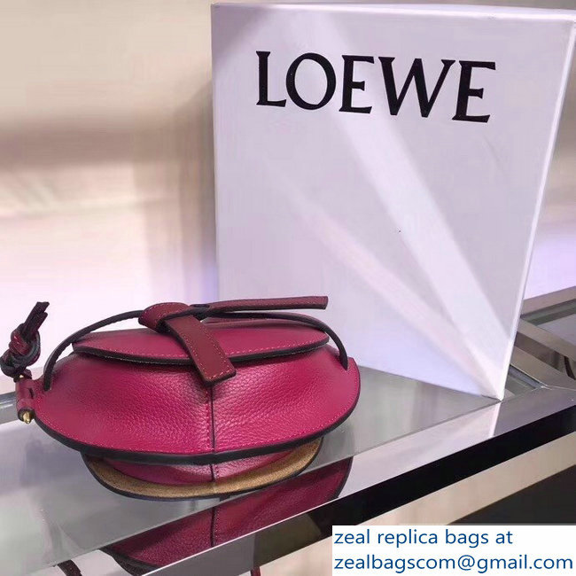 Loewe Mini Gate Bag fuchsia 2018