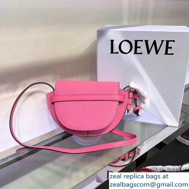 Loewe Mini Gate Bag pink 2018 - Click Image to Close