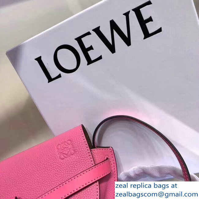 Loewe Mini Gate Bag pink 2018