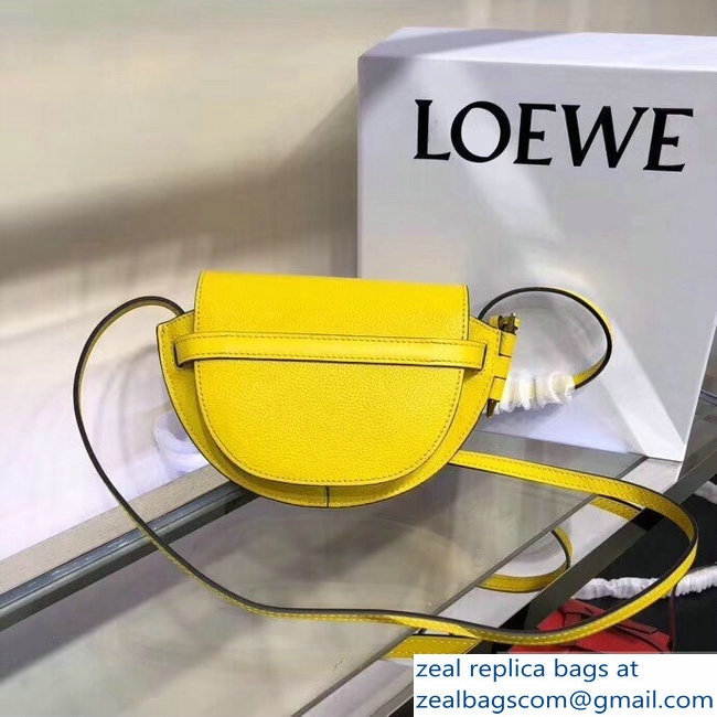 Loewe Mini Gate Bag yellow 2018