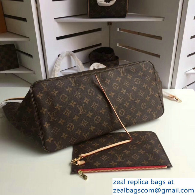 Louis Vuittom Monogram Canvas Neverfull GM Bag RED M41180 - Click Image to Close