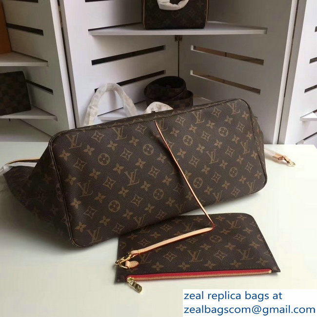 Louis Vuittom Monogram Canvas Neverfull GM Bag RED M41180