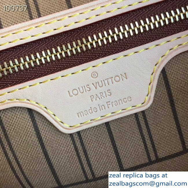 Louis Vuittom Monogram Canvas Neverfull MM Bag Beige