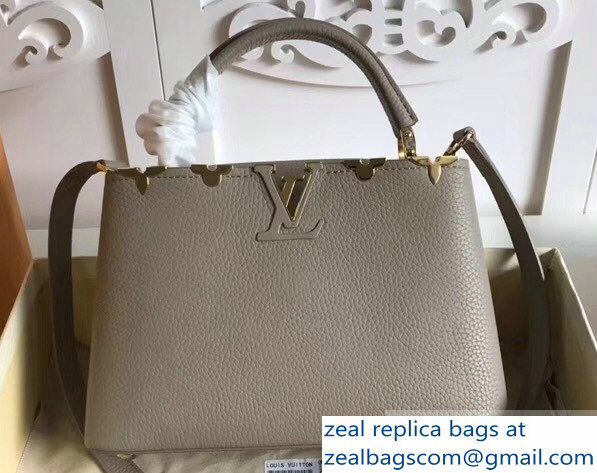 Louis Vuitton Capucines BB Bag Blooms Crown M54665 Galet