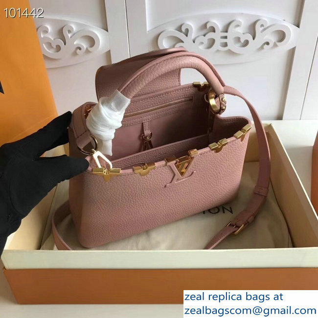 Louis Vuitton Capucines BB Bag Blooms Crown M54665 Magnolia - Click Image to Close