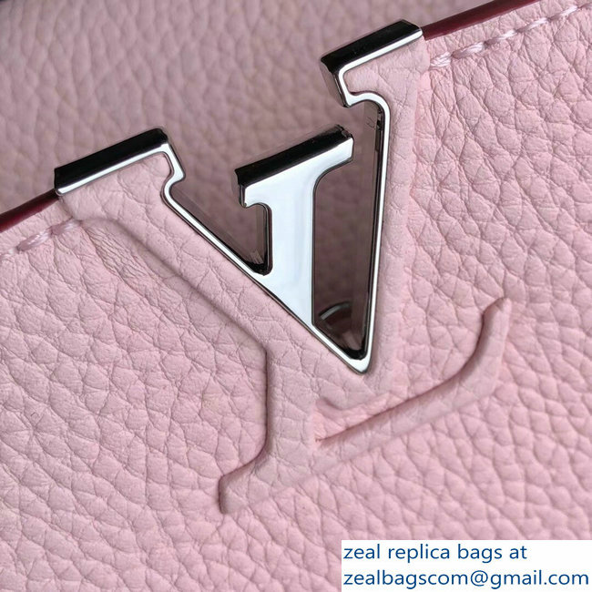 Louis Vuitton Capucines BB Bag Braided Threads Handle M52384 Bubble Gum