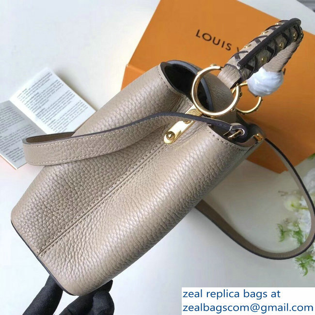 Louis Vuitton Capucines BB Bag Braided Threads Handle M52384 Galet