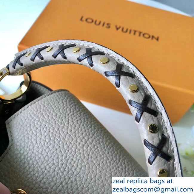 Louis Vuitton Capucines BB Bag Braided Threads Handle M52384 Galet