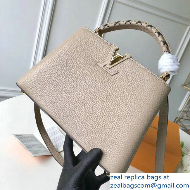 Louis Vuitton Capucines BB Bag Braided Threads Handle M52384 Galet