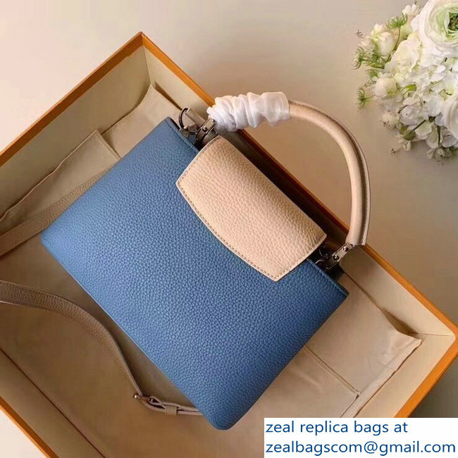 Louis Vuitton Capucines BB Bag Colorblock M52986 Bleu Naval - Click Image to Close
