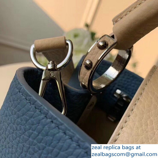 Louis Vuitton Capucines BB Bag Colorblock M52986 Bleu Naval - Click Image to Close