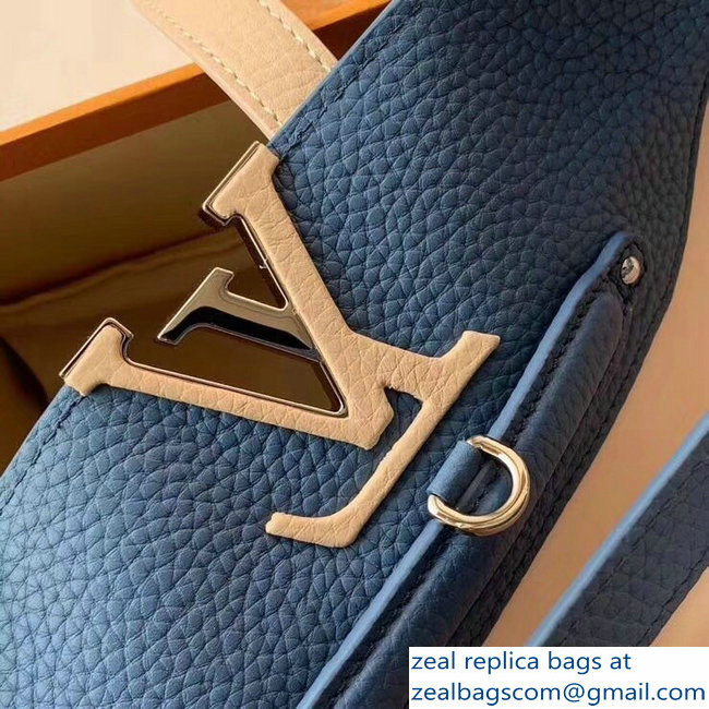 Louis Vuitton Capucines BB Bag Colorblock M52986 Bleu Naval