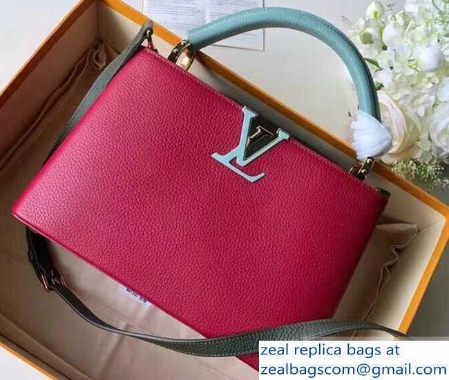 Louis Vuitton Capucines BB Bag Colorblock M52990 Fuchsia - Click Image to Close