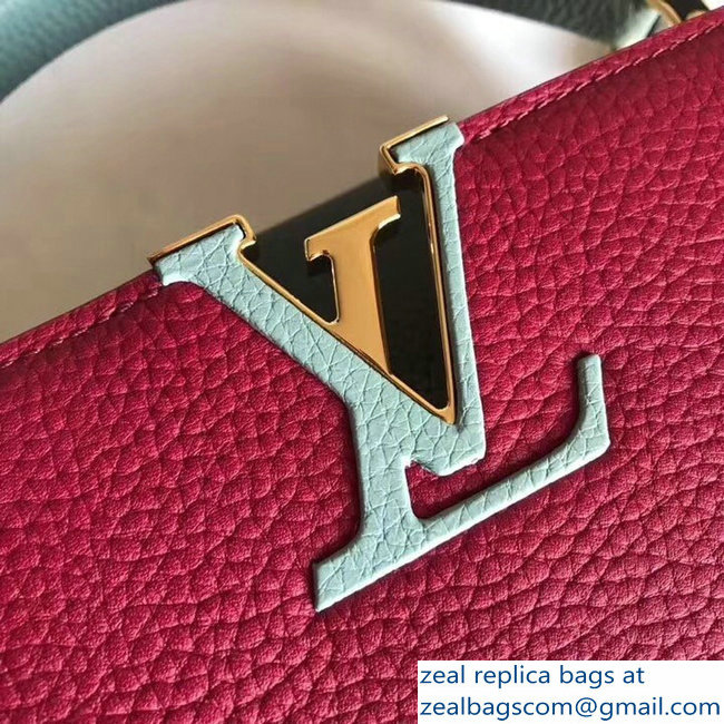 Louis Vuitton Capucines BB Bag Colorblock M52990 Fuchsia